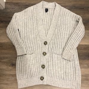 GAP oversized chunky knit grandpa cardigan